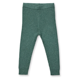 YUMA Baby Knitted Leggings Dark Sage