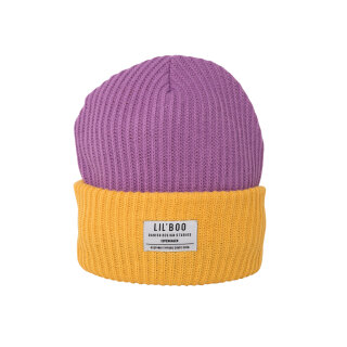 Lil’ Boo Block Hygge Beanie - Purple/Yellow