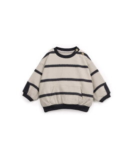 Striped Jersey Sweater So-So