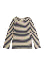 T-shirt L/S Modal Striped Indigo Plum/Dark Off White