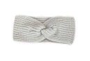 Strick Stirnband Cashmere Grau