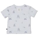 Gerippte T-Shirt AOP - Farm Life Blau