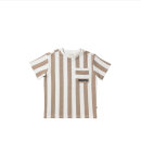 Bold Stripes | Oversized Tee Stucco