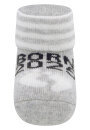 Babysocken "Born in 2025" Hellsilber Mel.