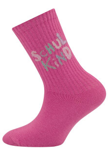 Tennissocken Schulkind Dkl. Himbeere