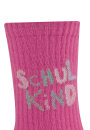 Tennissocken Schulkind Dkl. Himbeere