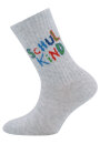 Tennissocken Schulkind Hellsilber Mel.